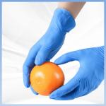 CE FDA Blue Industrial Disposable Gloves Food Processing Nitrile Examination