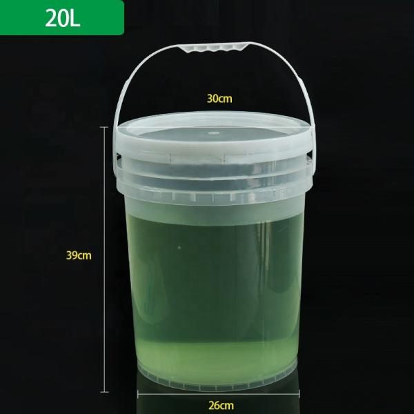 Buy cheap Sealing Popcorn 5 Gallon Clear Water Bucket Liner Customized Logo Round for Packaging from wholesalers
