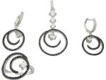 Rhodium Plated Silver 925 Jewelry Set with 7 US Size Ring Now