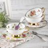 Buy cheap Lead Free 220cc Bone China Cup Plate Dishwasher Safe from wholesalers