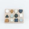 Buy cheap Geometric Shape Silicone Puzzle BPA Free Eco Friendly For Kids Education from wholesalers