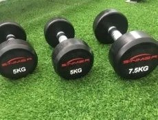 Round Head Cast Iron Dumbbells Olympic Barbell Set 25kg 50kg
