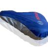 Buy cheap Blue Waterproof Polyester Reflective Bicycle Seat Cover Bike Cycling Accessories 24.5X26CM from wholesalers