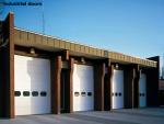 Noise Reducing Steel Overhead Sectional Door with Powder Coated Finish