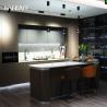 Buy cheap Custom Wood Veneer Kitchen Cabinet Classic Style With White Basin Wine Cabinet from wholesalers