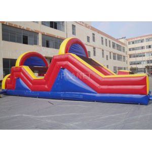 Buy cheap Indoor / Outside Inflatable Obstacle Course Training Course Equipment from wholesalers