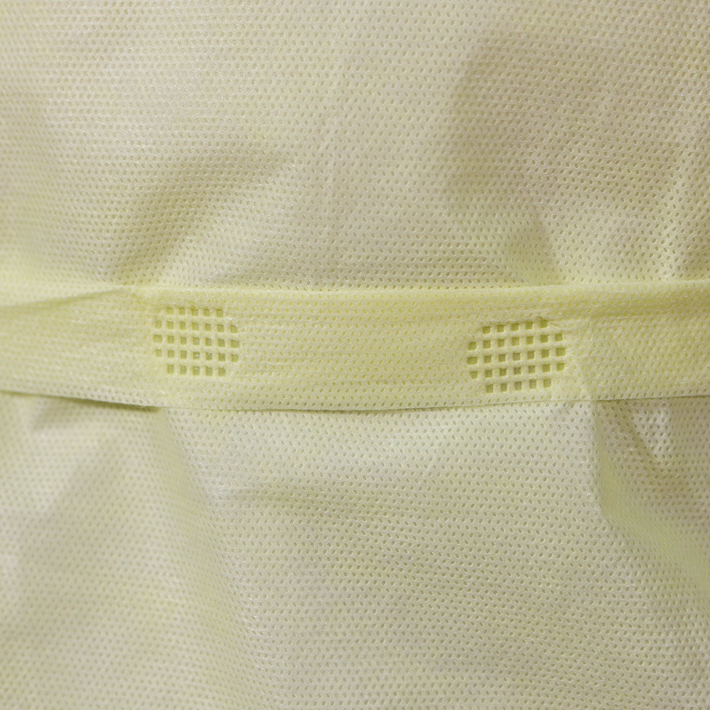 Yellow SMMMS Level 3 Disposable Isolation Gowns Non Woven Hospital