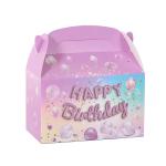 Buy cheap Glitzy Birthday Cake Dessert Box with Art Paper Shopping Bag and Muffin Baking from wholesalers