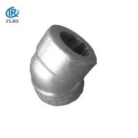 Buy cheap Duplex SS 45 Degree Elbow ASME Threaded forged Steel Pipe Fitting product