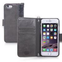 Buy cheap IPhone 6/6s Leather Phone Case , Synthetic Leather Suede Flip Wallet Case Cover product