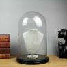 Buy cheap Wood Base D20*H40cm Borosilicate Glass Dome Display Cloche from wholesalers