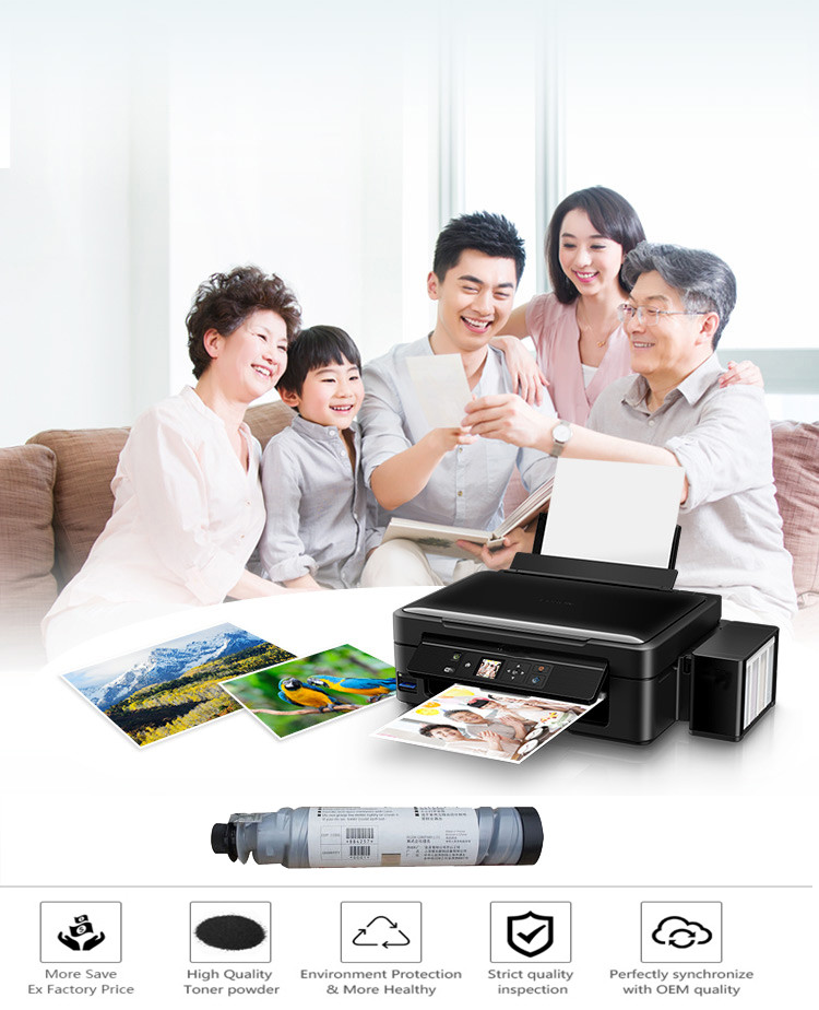 Black Ricoh Toner Cartridge Type 1270D / 888261 For MP161 171 201 Photocopier