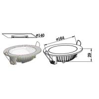 Buy cheap Warm White / Pure White / Cool White Led Ceiling Panel 9 / 10W 2700K - 6500K product
