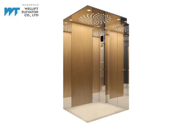 Buy cheap Luxury Cabin 400Kg Residential Home Elevators 5 Persons Rated Speed 0.4M/s from wholesalers