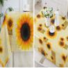 Buy cheap Oilproof PEVA Sunflower Plastic Table Cover For Daily Life from wholesalers