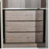 Buy cheap Acrylic Face Modern Wardrobe Closets Modern Clothes Cabinet With Drawers from wholesalers