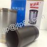 Buy cheap Mitsubishi 4D30 Engine Cylinder Liner Kit , Dia 100mm Cast Iron Cylinder Sleeve from wholesalers