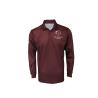 Buy cheap 180GSM Lapel Collar Long Sleeve Men Burgundy Shirt With Buttons Sublimation Printing from wholesalers