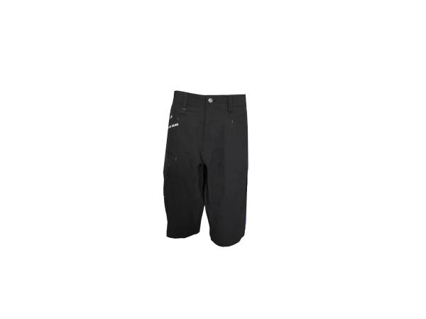 Polyester 65% Cotton 35% Mens Leisure Shorts Plain Black Printing Neo Cross Over