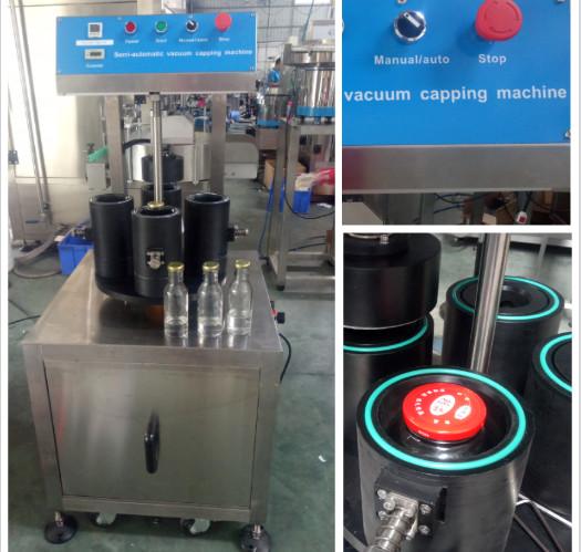 Buy cheap Energy Saving Glass Bottle Cap Sealing Machine Convenient Adjustment from wholesalers