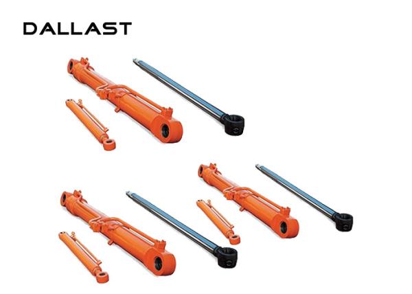 Sanitation Vehicle Double Acting Hydraulic Cylinder , Double Acting Hydraulic