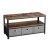 Buy cheap Small TV Stand with Fabric Drawer, Rustic Industrial Television Stand for Sale, LTV40BX from wholesalers