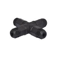 Buy cheap PVC Pa66 9mm Cable Waterproof Screw Connector 3 Pin Male IP68 product