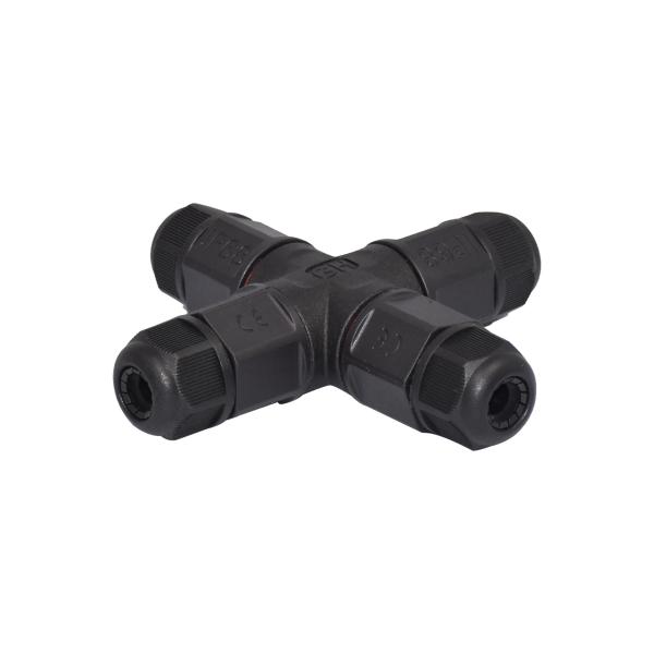 Buy cheap PVC Pa66 9mm Cable Waterproof Screw Connector 3 Pin Male IP68 from wholesalers