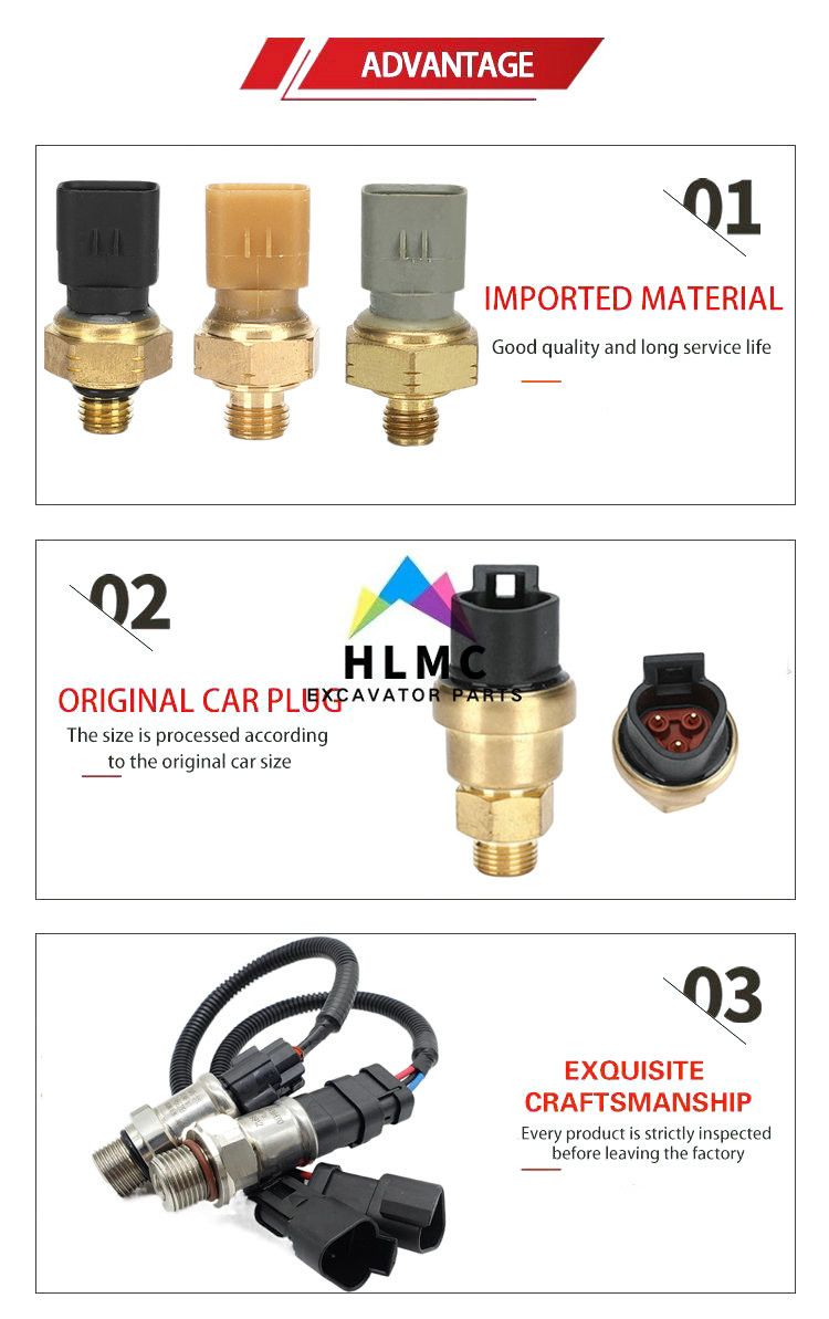CA2746720 274-6720 2746720 E320D E325D E330C E336D Excavator Oil Pressure Sensor C6.4 Air Intake Pressure Switch