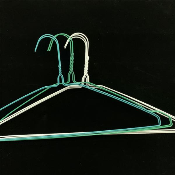 Buy cheap 16 Inch 1.9mm Wire Coat Hangers , Powder Coated Dry Cleaner Pants Hangers from wholesalers
