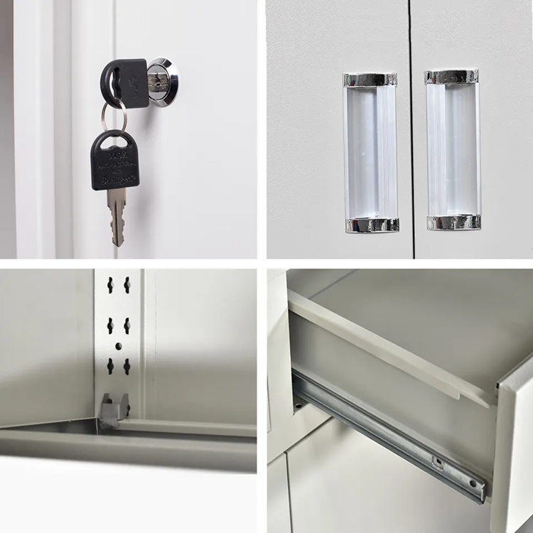 Office Storage File Cabinet with Knock Down Structure and Stainless Steel Material