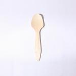 185mm disposable 100% natural material reinforced wooden coffee catering spoon