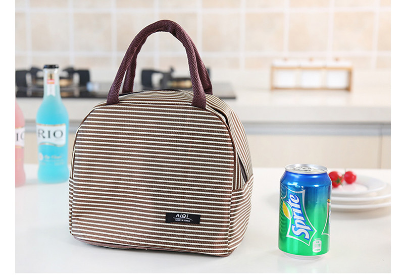 SGS Silk Printing Logo H30Cm Insulated Lunch Cooler Bags