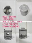 DM100 13216-1120 3AE1 78MM Piston 1121112310 6M61 ME133179