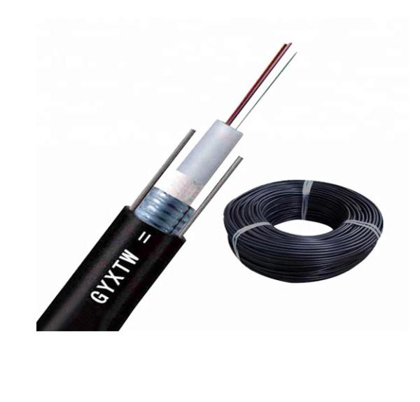 Buy cheap Double Sheath Overhead Fiber Optic Cable Loose Tube PE Jacket from wholesalers