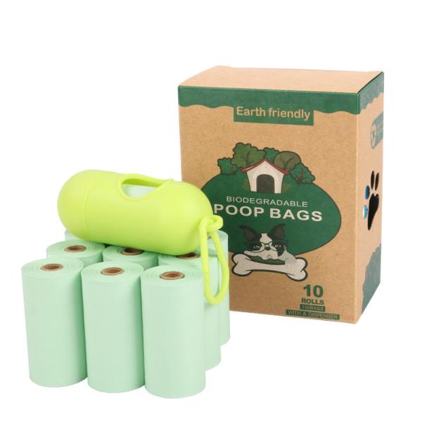 Buy cheap 100% Compostable Plastic Free Biodegradable Dog Poop Bags With Dispenser from wholesalers