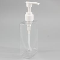 Buy cheap 220ml Square Flat Plastic Shampoo Pump Bottles For Hand Sanitizer product