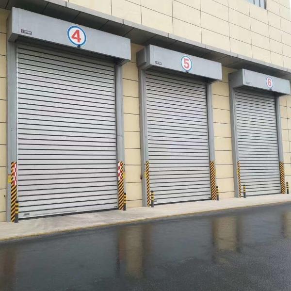 Buy cheap Finger Safe Panel 2.5m/S High Speed Spiral Door Manufacturing plant shutter door high speed industrial automatic from wholesalers