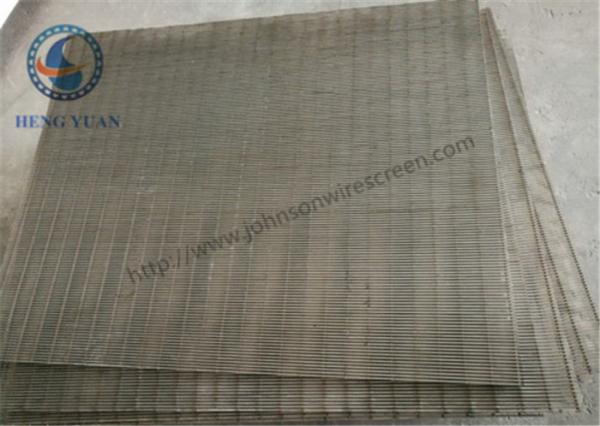 Buy cheap Low Carbon Steel Woun Wedge Wire Screen Panels For Coal Washer 1219 Mm Length from wholesalers