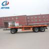 Buy cheap Truck Trailer Steel Flat Trailer for Farm Tractor/Drawbar Flatbed Container Trailer from wholesalers