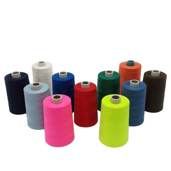 Buy cheap Red Spun Polyester Upholstery Sewing Thread For Sewing Machines 42/2 5000 Yards from wholesalers