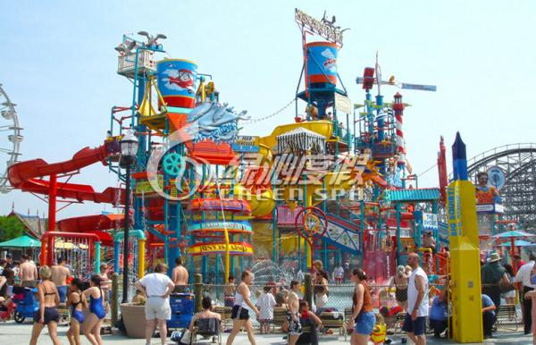 Buy cheap Commercial Holiday Resort Aqua Playground Water Park Equipment For Water Theme Park from wholesalers