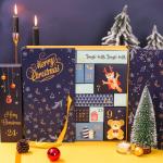 Countdown Cardboard Gift Packaging Box Empty Advent Calendar Boxes