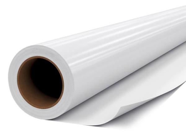 Buy cheap PE Coated Paper Liner Digital Printing Film Vinyl With Grey Adhesive from wholesalers