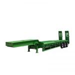 Customizable 2-Axis 40t Automatic Ramp Low Bed Trailer for Heavy Duty Transport