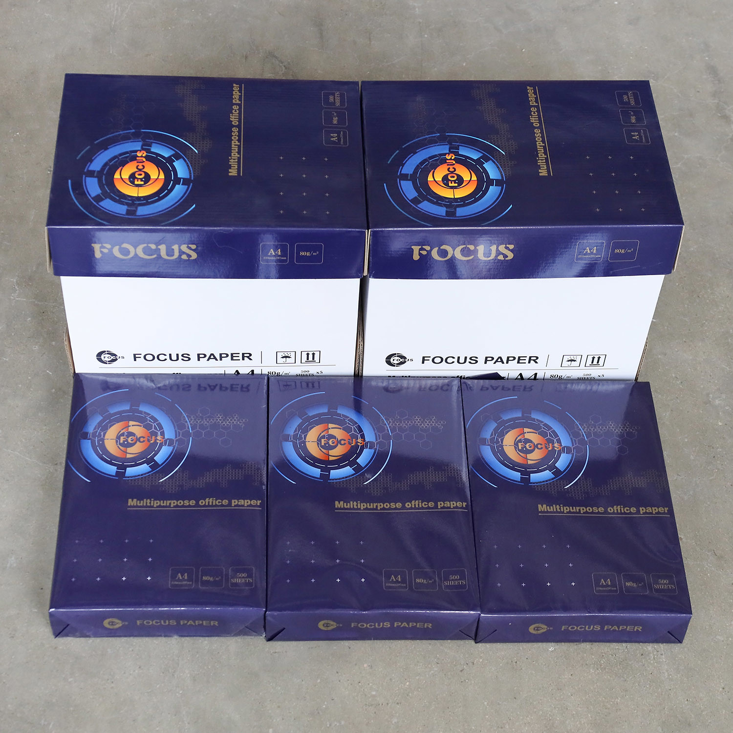High Grade A4 70GSM 80GSM 500 Sheets White Printer Photo Copy Paper Office Paper