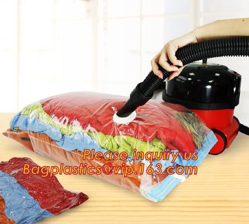 Plastic Vacuum Seal Cube Shape Storage Bag for Home Organizer, VACUUM BAGS,