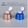 Buy cheap Custom Manufacturer Metallic Silver Flip Top Lid Plastic Bottle Flip Top Caps from wholesalers