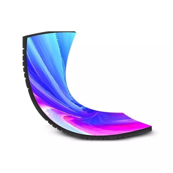 Buy cheap Curved Commercial Cylinder Flexible LED Screen Panel SMD1010 from wholesalers