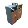 Buy cheap Standing 900mm Length 31.7gal Outdoor Wooden Trash Can from wholesalers